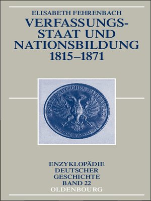 cover image of Verfassungsstaat und Nationsbildung 1815-1871